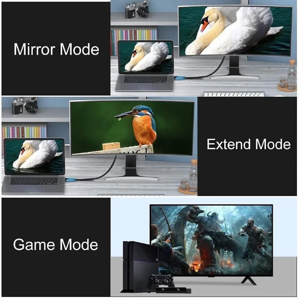 NEW 4K HDMI Cables - 6.6 Ft + 5 Ft